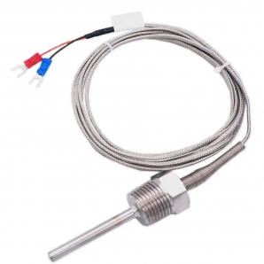 NPT 1/2 Thread Temperature Sensor Probe Two Wire Temperature Controller (0~600C) 304 Stainless Steel K Type Thermocouple