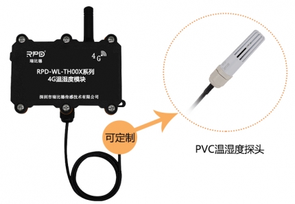 PVC探头4G无线温湿度传感器