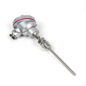 1/4 Inch Pt100 Input Pipe Temperature Sensor Furnace Thermal Resistance RTD With Shielded Wire