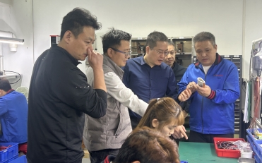 柯力集团董事长柯总莅临瑞比德虎门工厂视察指导工作